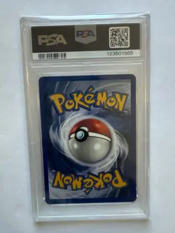 1999 Pokemon Ninetales 12/102 Base Set Shadowless Holo PSA 5 Trading Card Game - Image 2