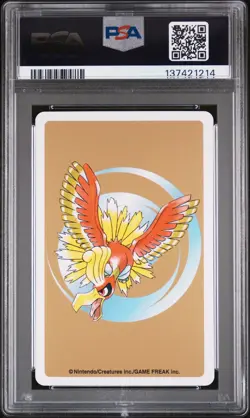 2000 POKEMON GOLD VERSION PLAYING CARDS 6 OF CLUBS #028 SANDSLASH PSA 10 - Image 2