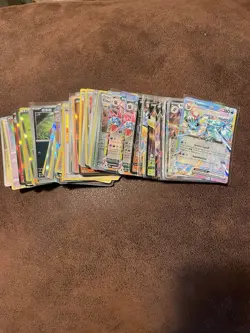 POKEMON HOLO LOT 75 CARDS ESTATE FIND - Image 1