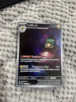 Pokemon Bellibolt 201/197 SV03: Obsidian Flames Rare Holo 140 HP Lightning Card - Image 1