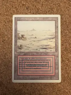 Magic MTG Revised Badlands Duel Land - Image 1