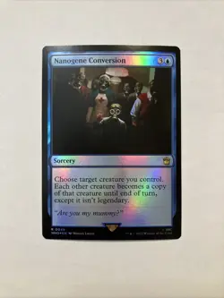 Nanogene Conversion, Doctor Who, MTG Magic the Gathering, FOIL (0049) NM - Image 1