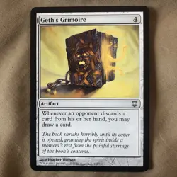 Geth's Grimoire - Darksteel - LP - MTG- Magic The Gathering - Image 1