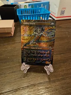 Coiling Oracle (Borderless)(Foil) Double Masters 2022,375 SIGNED - Image 1