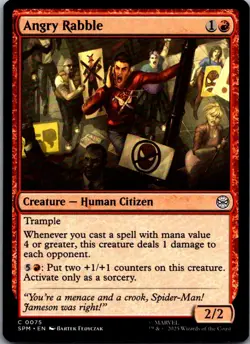 Marvel's Spider-Man #75 Angry Rabble - Image 1