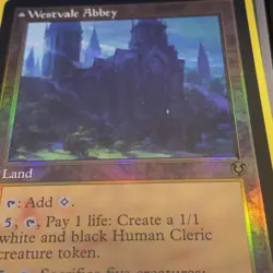 MTG Westvale Abbey Innistrad Remastered Foil Retro Frame Rare NM - Image 2