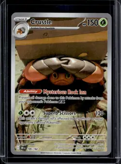 2025 Pokemon Destined Rivals Crustle #186/182 - Image 1