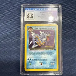 Mouth Swirl Dark Gyarados Pokemon 1999 Team Rocket 8/82 Prerelease Promo CGC 8.5 - Image 1