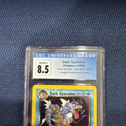 Mouth Swirl Dark Gyarados Pokemon 1999 Team Rocket 8/82 Prerelease Promo CGC 8.5 - Image 2