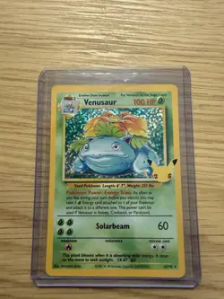 Pokemon TCG Venusaur 15/102 Celebrations 25th Anniversary Card NM - Image 1