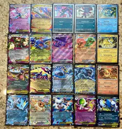 TCG Pokemon 40x Card Binder Lot Collection - Illustration Rare, FA's, Ex’s, More - Image 2
