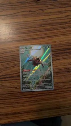 Pokemon TCG Ninjask Holo Illustration Card 137/132 Me01: Mega Evolution Rare - Image 1