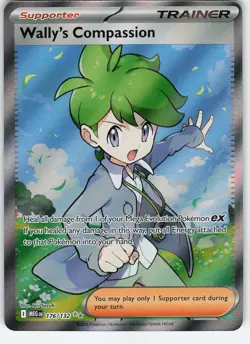 Wally's Compassion - 176/132 Ultra Rare Holo ME01: Mega Evolution NM Pokemon - Image 1