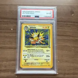 1999 POKEMON JUNGLE #4 JOLTEON-HOLO PSA 6 EX-MT - Image 1