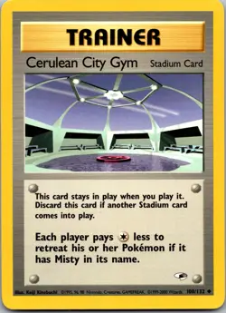 Cerulean City Gym 108/132 - Gym Heroes - NM Pokemon TCG - Image 1
