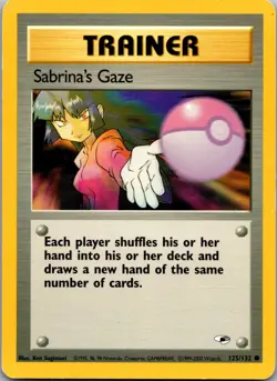 Sabrina's Gaze 125/132 - Gym Heroes - NM Pokemon TCG - Image 1