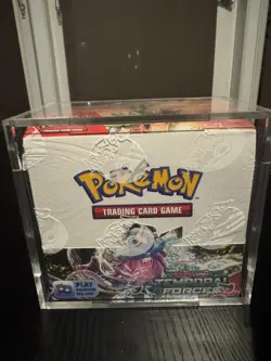 Pokemon Scarlet & Violet - Temporal Forces Booster Box Factory Sealed with Case - Image 1