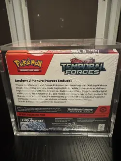 Pokemon Scarlet & Violet - Temporal Forces Booster Box Factory Sealed with Case - Image 2