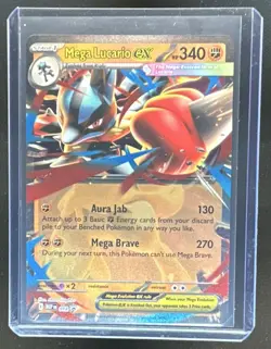 2025 Pokemon MEP Black Star Promos Mega Lucario ex #012 - Image 1