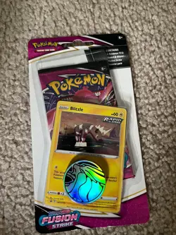 Pokemon TCG FUSION STRIKE BLITZLE & TEPIG Checklane Sealed Booster Packs Both - Image 3