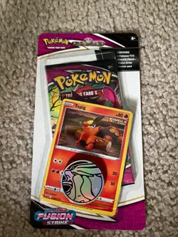 Pokemon TCG FUSION STRIKE BLITZLE & TEPIG Checklane Sealed Booster Packs Both - Image 5
