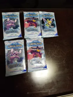 Disney Lorcana Winterspell Booster Packs x5 NEW/SEALED - Image 1