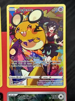 Pokemon TCG 4 Card Lot Trainer Gallery Illustration Rare Holo Waifu NM SWSH 151 - Image 3