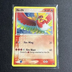 Pokemon Ho-Oh 2007 1/7 Holo Rare Pop Series 5 Card - Image 1