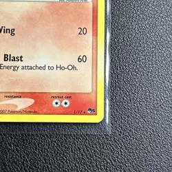 Pokemon Ho-Oh 2007 1/7 Holo Rare Pop Series 5 Card - Image 4