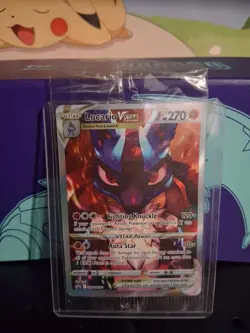 Lucario VSTAR Promo SWSH291 Crown Zenith ETB Pokemon Card English - SEALED - Image 1