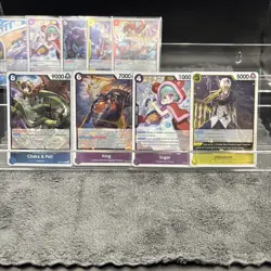 One Piece Foil Lot Of 17 Cards " The Azure Sea's Seven" - Image 5
