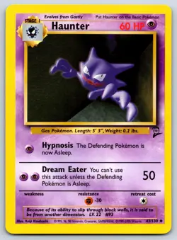 Haunter - Base Set 2 043/130 Pokemon Card LP - Image 1