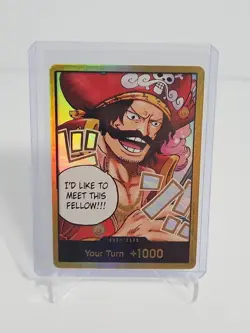 One Piece TCG English OP13 GOLD Don Card - Carrying On His Will Foil - Image 1