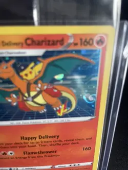 Special Delivery Charizard Black Star Promo Card SWSH075 Sealed - Swirl - Image 3