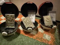Set Of Three Pokeball Gold Plated 24k Pokemon Cards (Mewto,Polliwhirl,Togepi) - Image 1