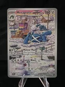 Pokemon TCG Metagross Illustration Rare Card 178/162 SV05: Temporal Forces - Image 1