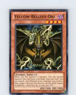 Yu-Gi-Oh TCG Yellow-Bellied Oni SHSP-EN033 1st Edition Regular Common Card NM - Image 1