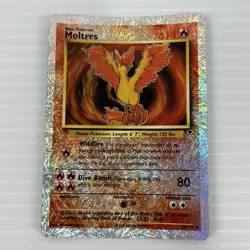 Moltres 30/110 Legendary Collection 2002 Reverse Holo Pokemon Card TCG MP-HP - Image 2