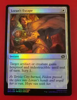 1x Loran's Escape | FOIL | The Brothers' War | MTG Magic Cards - Image 1