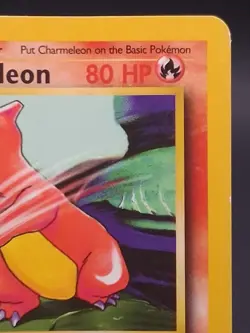 Charmeleon 24/102 Base Set Unlimited Uncommon Vintage 1999 WOTC Pokemon Card LP - Image 2