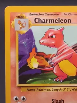 Charmeleon 24/102 Base Set Unlimited Uncommon Vintage 1999 WOTC Pokemon Card LP - Image 5