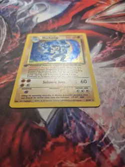 Machamp 8/102 Holo Rare 1st Edition Base Set WOTC Pokemon Card MP - Image 3