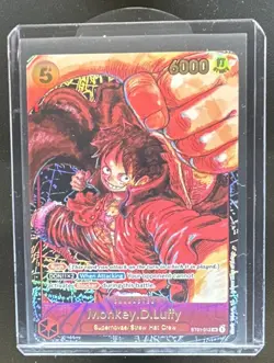 One Piece Card Game Monkey D Luffy Alternate Art #ST01-012 - Image 1