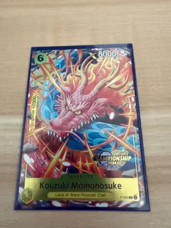 Kouzuki Momonosuke (CS 2024 Event Pack Finalist) P-064 One Piece Promotion Cards - Image 1