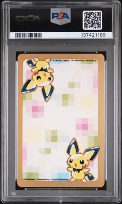 2000 POKEMON GOLD VERSION PART 2 PLAYING CARDS 9 OF CLUBS #153 BAYLEEF PSA 10 - Image 2