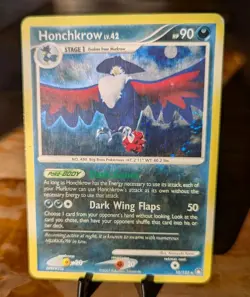 Honchkrow 10/123 Mysterious Treasures Holo Rare Pokemon Card (LP) - Image 2