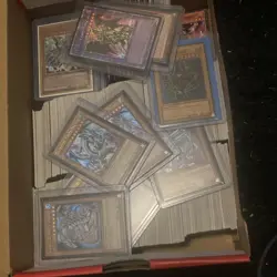 Konami Yu-Gi-Oh! TCG Card Lot Blue-Eyes White Dragon Dark Magician Effect Holo - Image 1