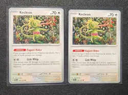 2x Kecleon 150/191 Pokemon card SV Surging Sparks common NM - Image 1