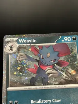 Weavile 021 (swirl) - Pokemon Mega Evolution Black Star Promo Card - NM - Image 3