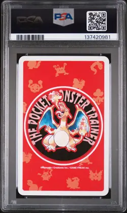1996 POKEMON RED VERSION PLAYING CARDS 10 OF DIAMONDS #132 DITTO PSA 10 - Image 2